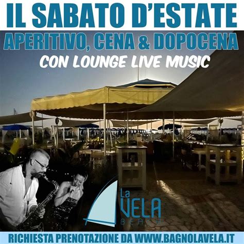 Il Sabato Le Cena In Spiaggia Della Versilia