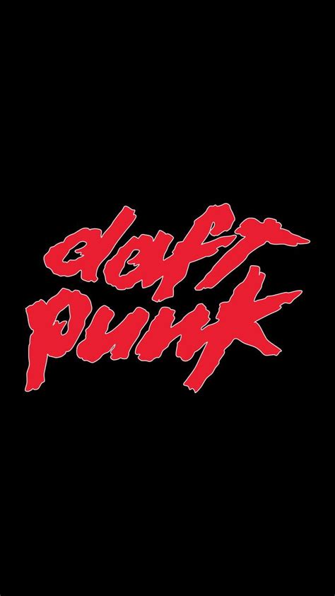 Daft Punk Logo - Red Ink Sleep Punk Design