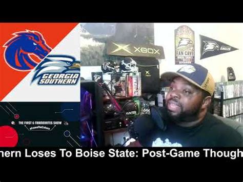 Georgia Southern Loses To Boise State Hard Fought Loss Youtube