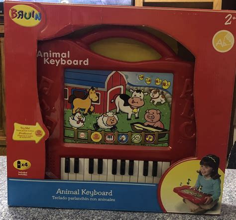 Bruin Toys R Us Musical Animal Keyboard Nib 4 Activities 23