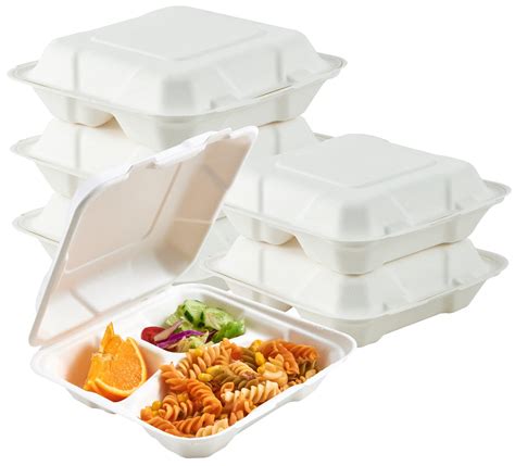 Buy Ecolipak Pack Clamshell Take Out Food Containers