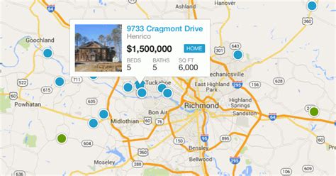 Richmond Virginia Zip Code Map Virginia Map