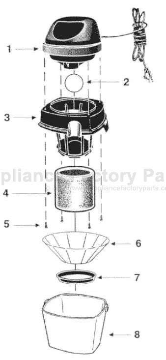 Shop Vac Domestic 2015 Parts Vacuum Cleaners