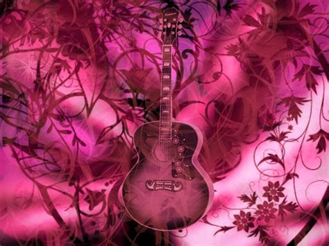 Pink Guitar Wallpaper By Lnx03 On Deviantart