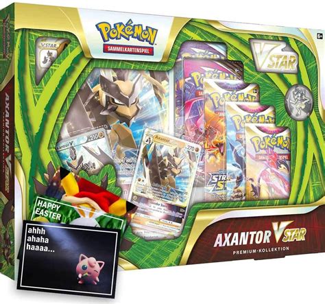 Lively Moments Pokemon Karten Axantor Vstar Premium Kollektion De Und