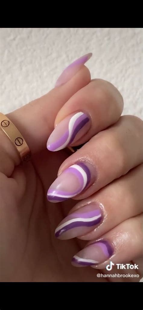 Cute Purple Nails Designs