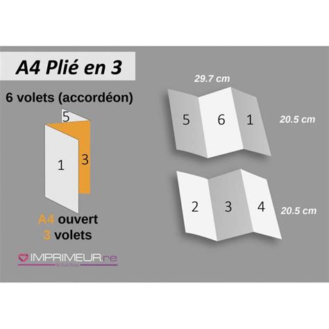 Lot de 500 dépliants 3 volets