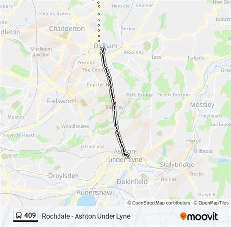 409 Route Schedules Stops And Maps Oldham Updated