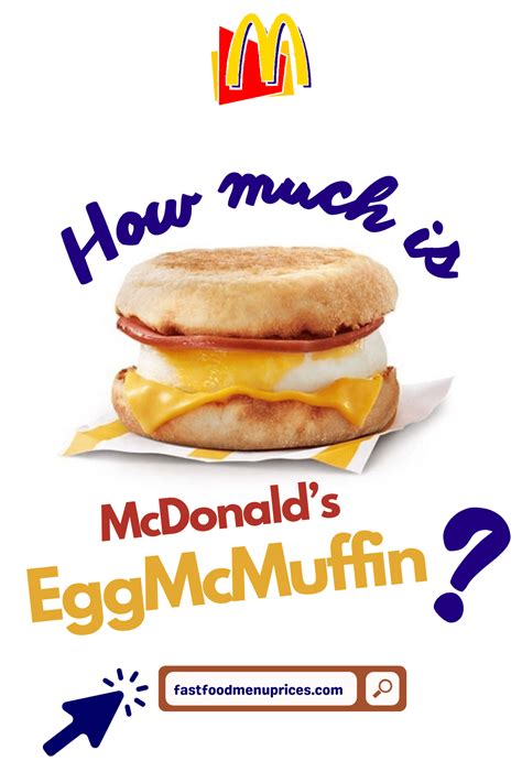 How Much Is McDonalds Egg McMuffin Price Fast Food Menu Prices