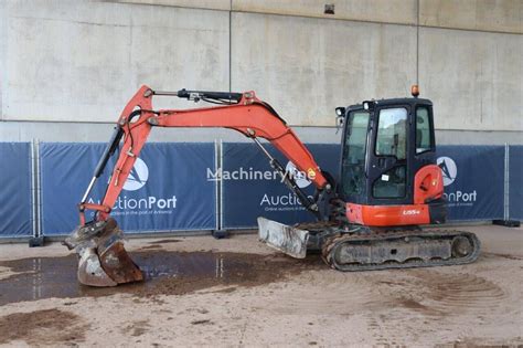 Buy Kubota U55 4 Tracked Excavator By Auction Belgium Antwerpen MR39866