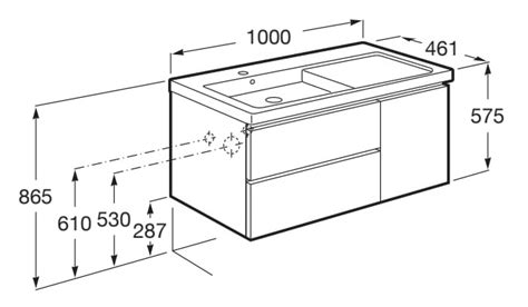 Pack Unik Mueble Base De Cajones Y Puerta Lavabo Izquierda Domi