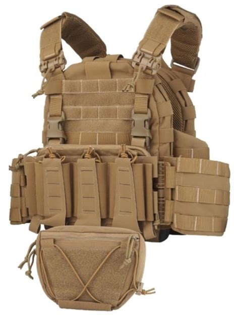 Wosport Arc Colete Tactical Vest Coyote Brown Arsenal Sports