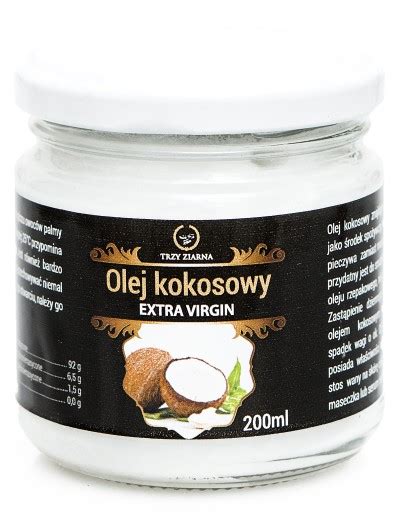 Olej Kokosowy Ml Nierafinowany Extra Virgin Allegro Pl