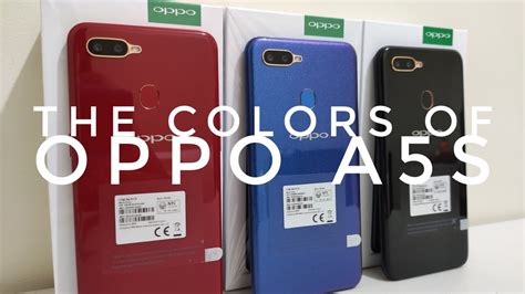 Oppo A5s Has New Color Option Red Blue And Black Now Gadget Xtreme