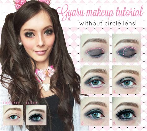 Mysticthorn Heres My Gyaru Makeup Tutorial As Promised I Hope You