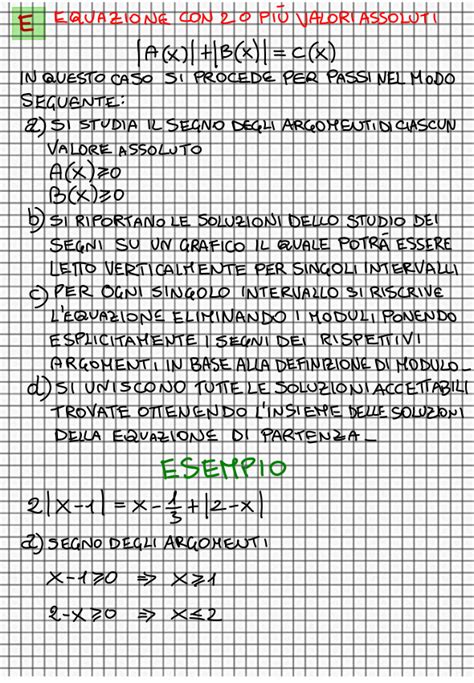 Equazioni In Valore Assoluto Esercizi