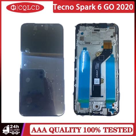 Tecno Spark 6 GO 2020 KE5 LCD With Frame Display Touch Screen Digitizer