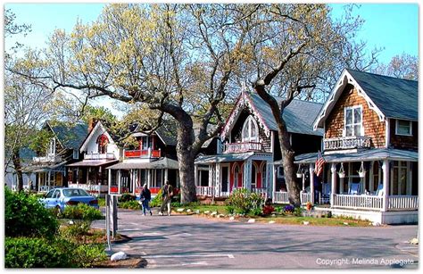 Colorful Cottages At The Campground Oak Bluffs Martha S Vineyard