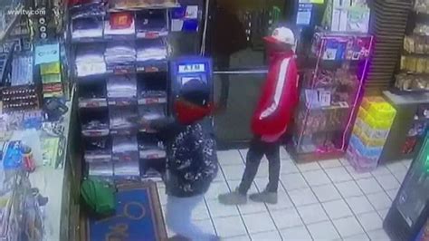 Video Gas Station Clerk Fights Off Armed Robbers With Chair