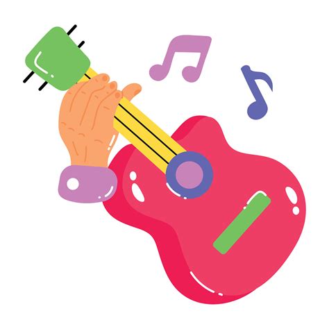 Trendy Guitar Music 19028553 Vector Art At Vecteezy