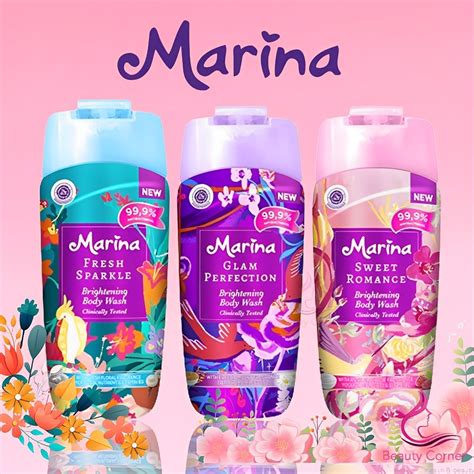 Jual Marina Brightening Body Wash Sabun Mandi Cair Refill Shopee