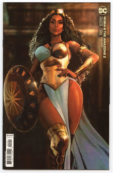 DC Nubia And The Amazons 2021 2 Maika Sozo Cardstock Variant NM Or