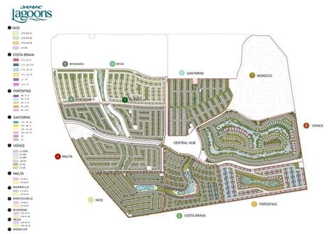 Mykonos At Lagoons By Damac Properties Master Plan