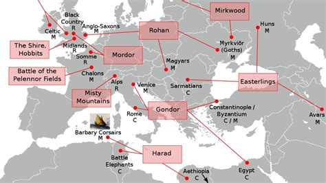 Geography Of Middle-earth Wikipedia, 53% OFF