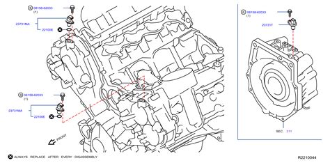 Nissan NV1500 Engine Camshaft Position Sensor - 23731-1CA1B ...