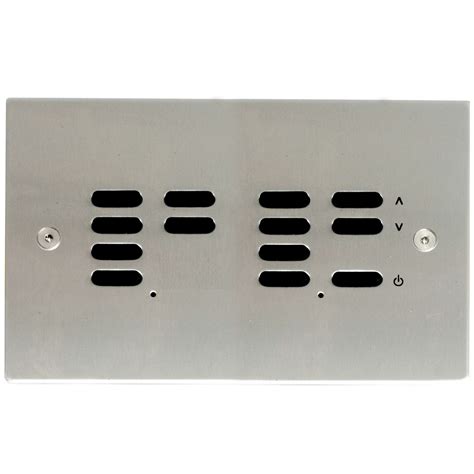 wise id switch satin stainless steel   channel wireless controls