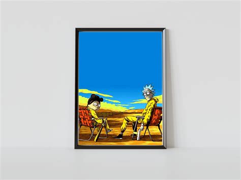 Rick and Morty Art Poster - Etsy