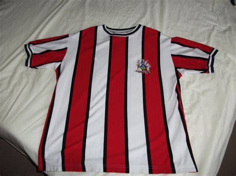 Sheffield United Utd Home Admiral Style Retro Football Shirt