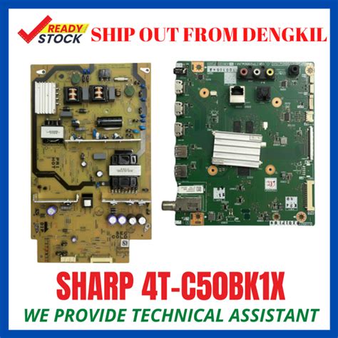 Sharp 4T-C50BK1X Powerboard Mainboard Power Supply Board Original Ready ...