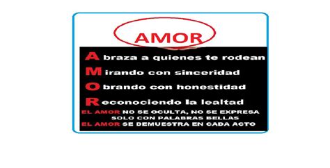 Crear Un Acrostico Con La Palabra Amor Mira La Diferencia Entre