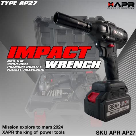 Jual Cod Maktec Bor Cordless Impact Wrench Apr Garansi Resmi Thn Ap