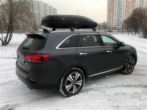 Автобокс и багажник на крышу Kia Sorento — Евродеталь на DRIVE2