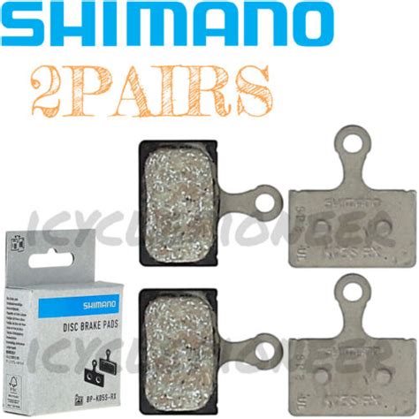 2 Pairs SHIMANO BP K05S RX Resin Brake Pads K03S K05S NEW IN BOX EBay