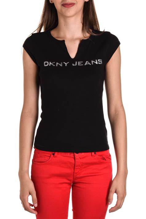 Dkny Blusa Preta Aplica O Troc