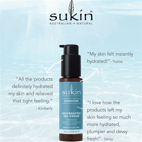 Sukin Hydration Rehydrating Gel Cream Greener Beauty