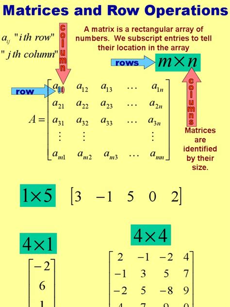 Pdf Matrices And Row Operations Dokumen Tips