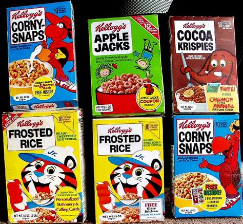 Late 1970s Kelloggs Kids Cereal Boxes Im Psyched To Actual Flickr