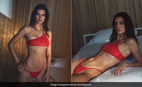 Kendall Jenner S Strappy Red Bikini Is Practically Fireworks On A