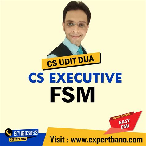 Cs Executive Fsm By Cs Udit Dua