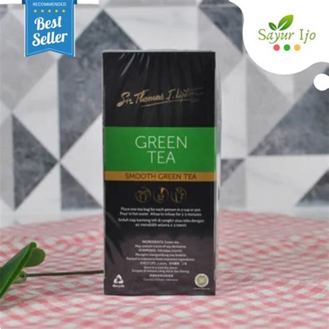 Jual Teh Lipton Green Tea S Sir Thomas J Premium Tea Teh Hijau