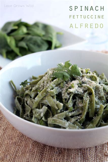 Spinach Fettuccine Alfredo | Fettuccine recipes, Spinach fettuccine, Spinach noodles