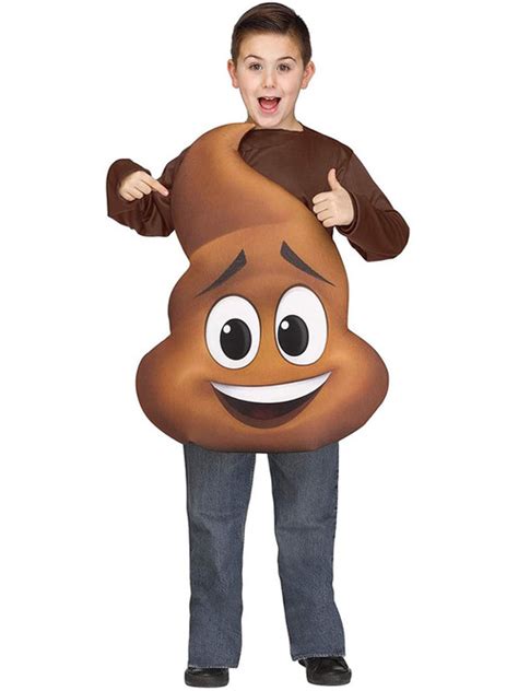 Poop Emoji Movie Kid's Costume