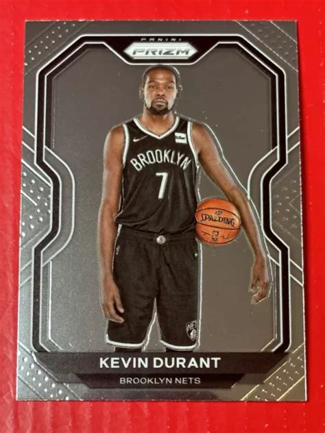 2020 21 PANINI PRIZM KEVIN DURANT 81 Brooklyn Nets Base Golden State