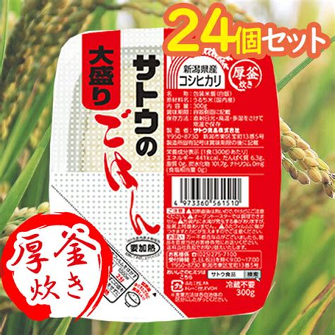 セール品 サトウ食品 サトウのごはん 新潟県産こしいぶき 3食パック 200g×3食×12個入× 2ケース 送料無料 新潟県産 さとうのごはん