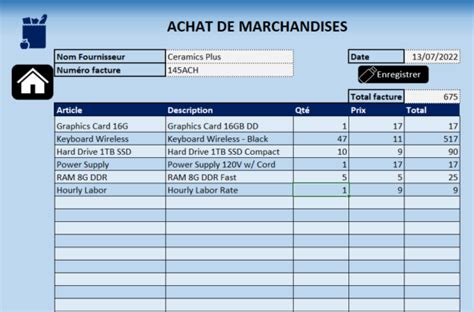 APPLICATION DE GESTION AVEC EXCEL Video De Compta