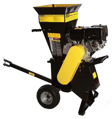 Stanley 15 Hp 420cc Commercial Duty Electric Start Chipper Shredder